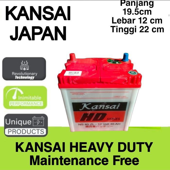 Aki Kansai Jepang Ns 40Zl 35 Amper