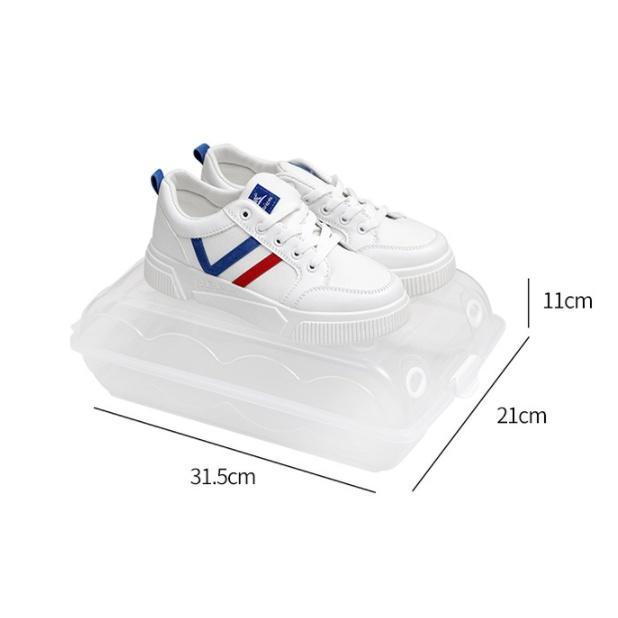 Kotak Sepatu Plastik Transparan Penyimpanan Kotak Sepatu Shoes Storage Box Hl0199