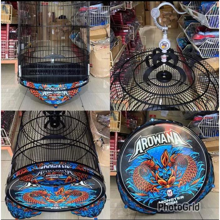 SANGKAR KANDANG MURAI SAZIME PVC DECAL NEW