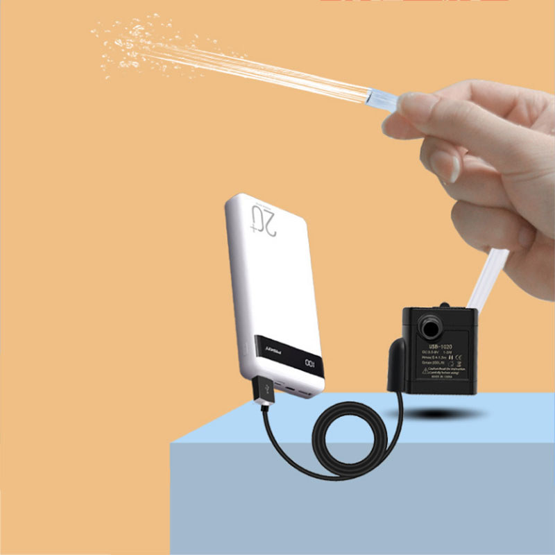 USB Water pumps mini DIY aquarium filter Low Noise Brushless Motor Pump aquarium accessories