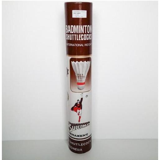 SHUTTLECOCK / KOK / COCK BADMINTON MIDO SUPERMAN COKLAT ORIGINAL TEGAL
