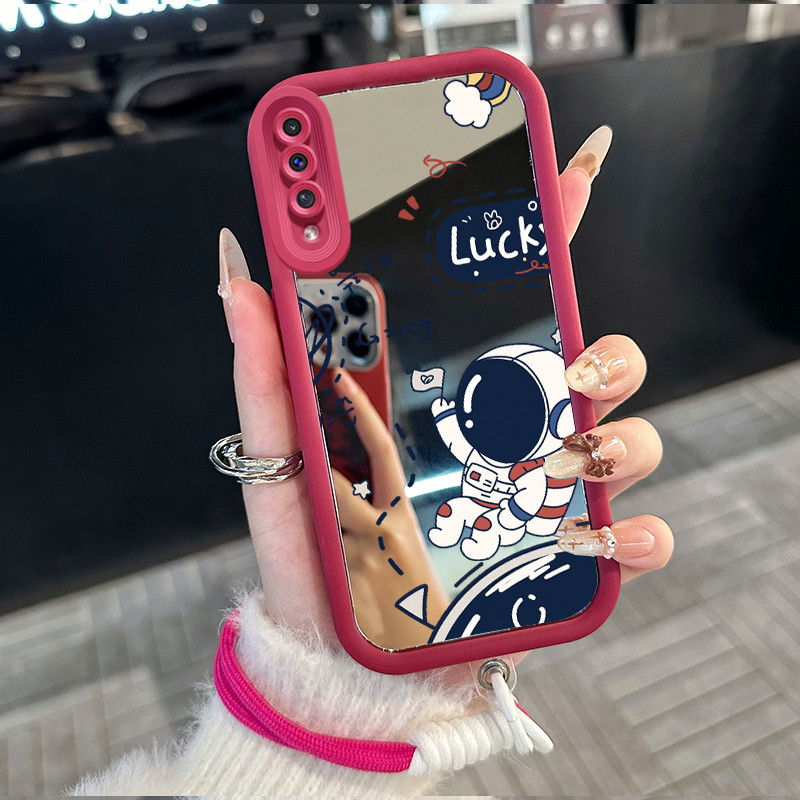 Casing Hp untuk Samsung Galaxy A50 A50s A30s Case Casing astronot pola Silikon Softcase Kasing HP ta
