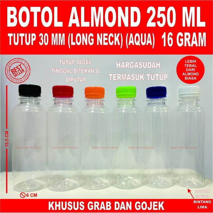Botol Plastik Almond 250 ml - Botol Almond 250 ml -Botol Plastik 250ml