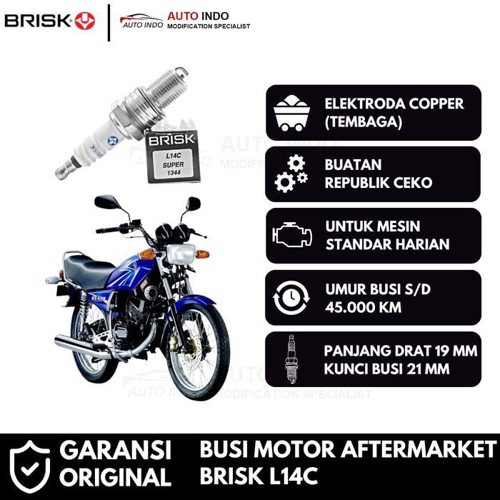 BUSI MOTOR RX KING BUSI BRISK COPPER RACING L14C (BUSI PANJANG)