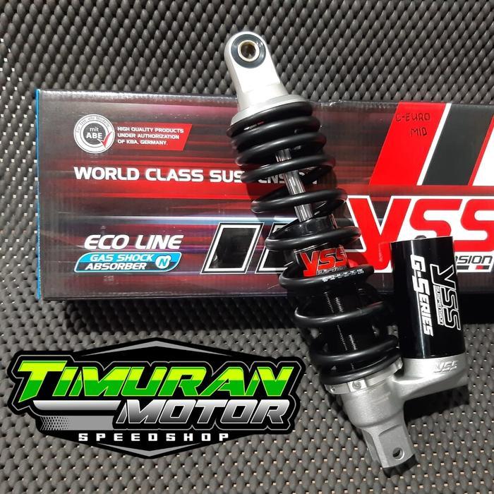 Shock Yss C Euro Matic 300 Mm Hitam Mio - Vario - Beat - Scoopy
