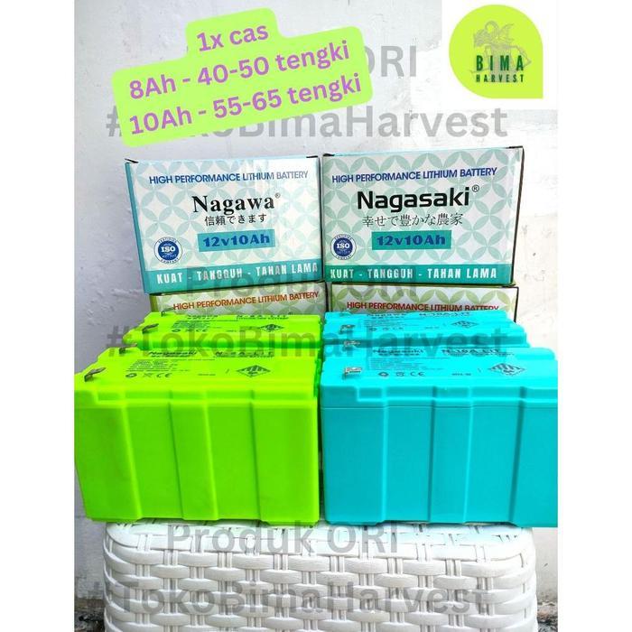 TERLARIS PROMO 100%ORIGINAL- Aki Lithium 12V 8Ah & 10Ah (HARUS dicas charger lithium) Sprayer