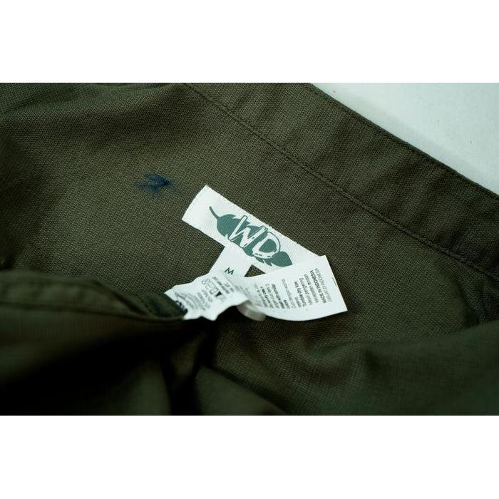 Wd & Co. Baju Koko Pria Lengan Panjang Hijau Olive/Olive Green Polos