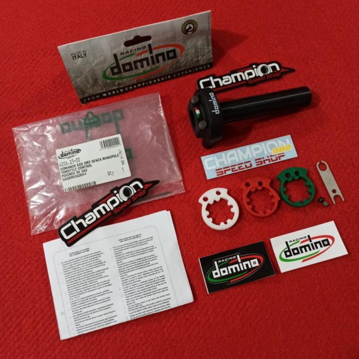 Gas Spontan Domino Racing XM2 Black Original Italy All New NMAX 2020