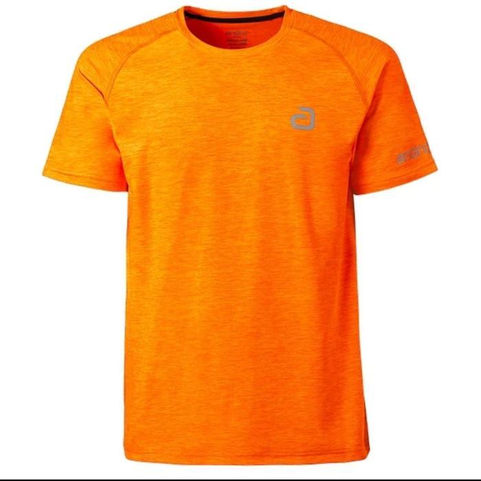 KAOS SHIRT TENIS MEJA PINGPONG ANDRO MELANGE ALPHA ORANGE ORIGINAL