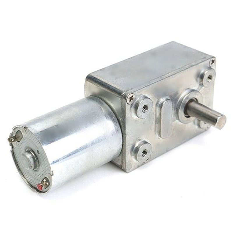 JGY370 DC 6V 12V 24V Motor Reduksi Cacing Motor Roda Gigi Turbo 2Rpm/5Rpm/10Rpm/15Rpm/20Rpm/30Rpm/50