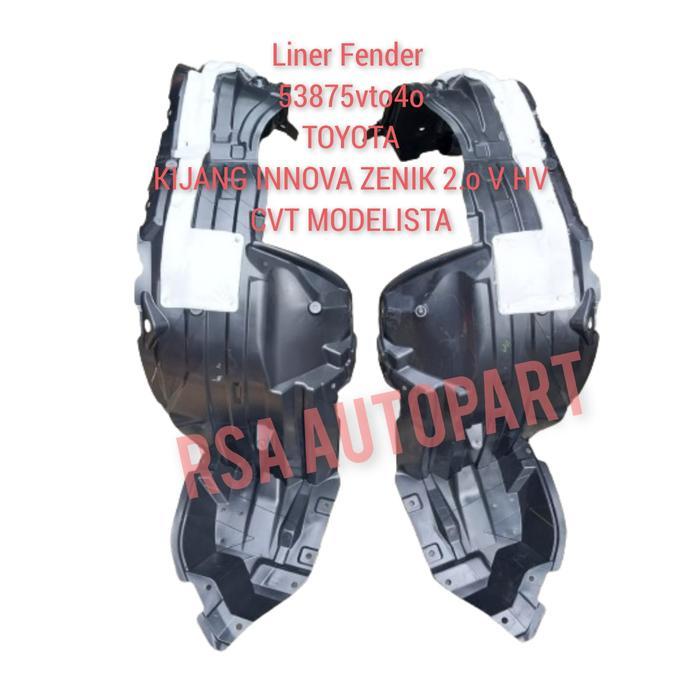 Liner Fender Spakbor Depan Innova Zenix Original Toyota Liner Fender 53875Vt040ToyotaKijang Diskon