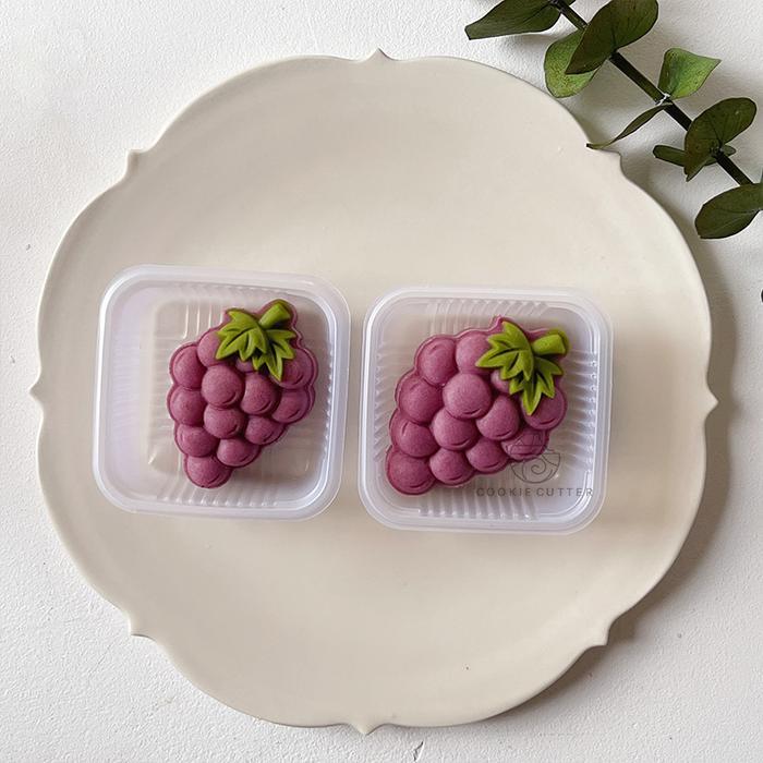 Cetakan Anggur 50G 30G Nastar Jumbo/ Mooncake Grape Cetakan Kue Buah Anggur Penekan Bunga