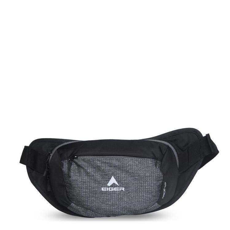 Waistbag Pria Tas Selempang Eiger Pride 4146 Black Waist Bag Original 910003295