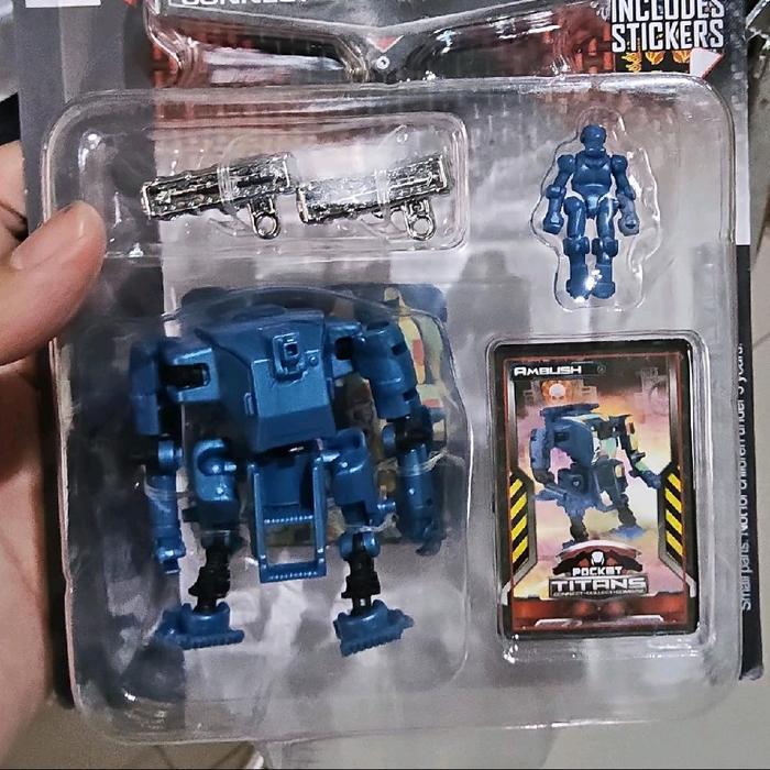 TEREMURAHTERLARIS READY SILAHKAN DIORDER EMCO POCKET TITANS MAINAN KODOMO ROBOT DIACLONE MURAH