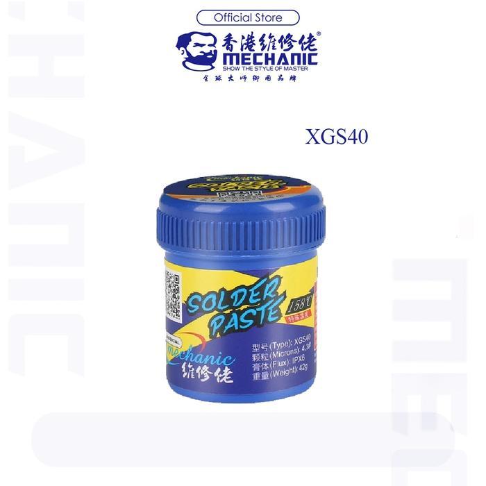 TIMAH CAIR MECHANIC XGS 158C TIMAH PASTA FOR CPU IPHONE ORIGINAL