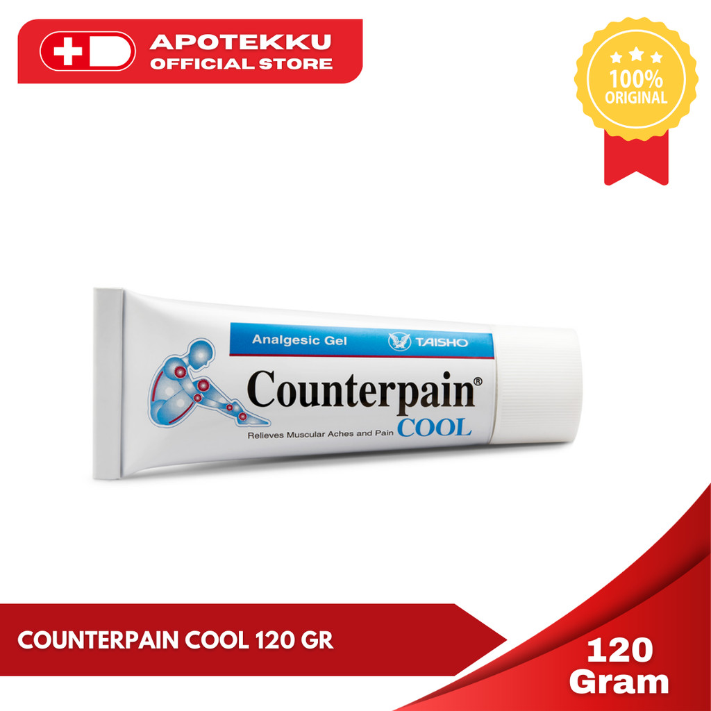 Counterpain Cool Gel 120g - Pereda Nyeri Otot Dingin