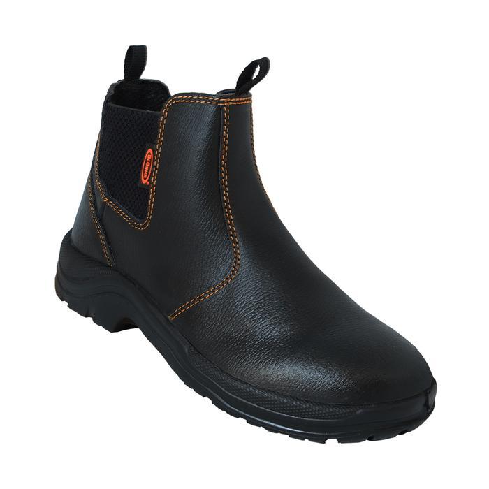 BERMUTU Dr OSHA Principal 2222 S1 Safety Shoes Ankle Boot - Black