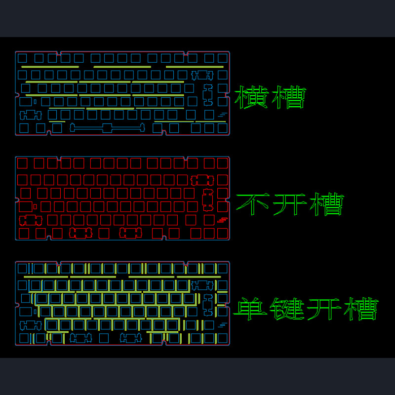 EVO75 Positioning Plate for Mechanical Keyboard Customized FR4 POM PP PC Carbon Plate Custom Gaming