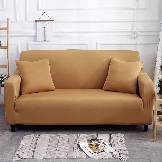 Cover Sofa Elastis 1 Seater Dudukan Minimalis - Sarung Sofa Elastis