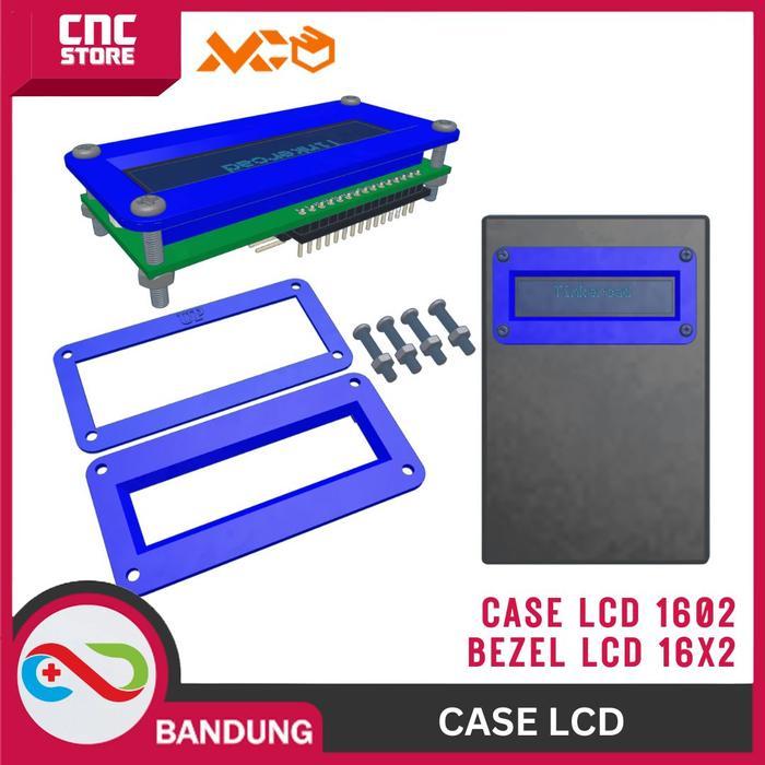 1602 16 X 2 LCD FRAME AKRILIK CASE LCD HIJAU .