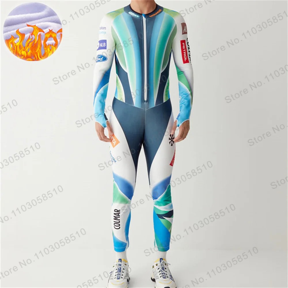 Winter Warm One Piece Ski Suit Wear-resistant flannel Ski Wear Outdoor male Snowboard Snowsuit