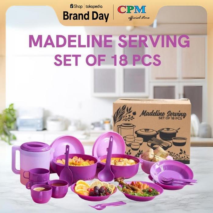 Madeline Serving Set Of 18 pcs RANDOM