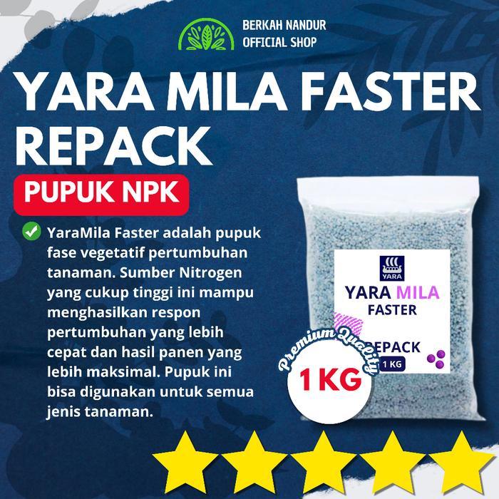 Pupuk NPK Yaramila Faster Repack 1 kg NPK 25 7 7