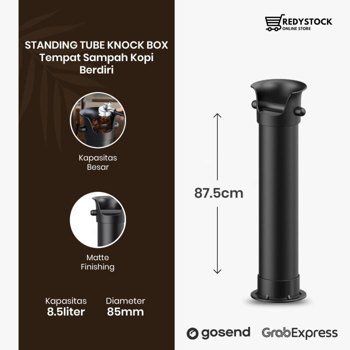 STANDING COFFEE KNOCK BOX TUBE BIN COFFEE WADAH AMPAS KOPI BERDIRI