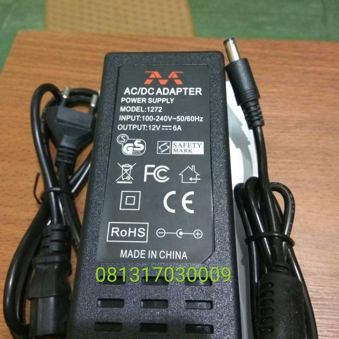 ADAPTOR 12V 6A ADAPTOR POMPA DC