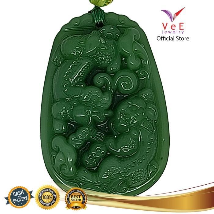 Sale Kalung Liontin Shio Ular Batu Giok Asli Original Cina - Vee Feng Shui