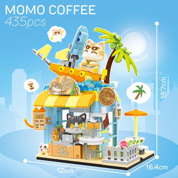 Block City- Sembo MoMo Street View Series Puzzle Block Bricks Balok susun Toys