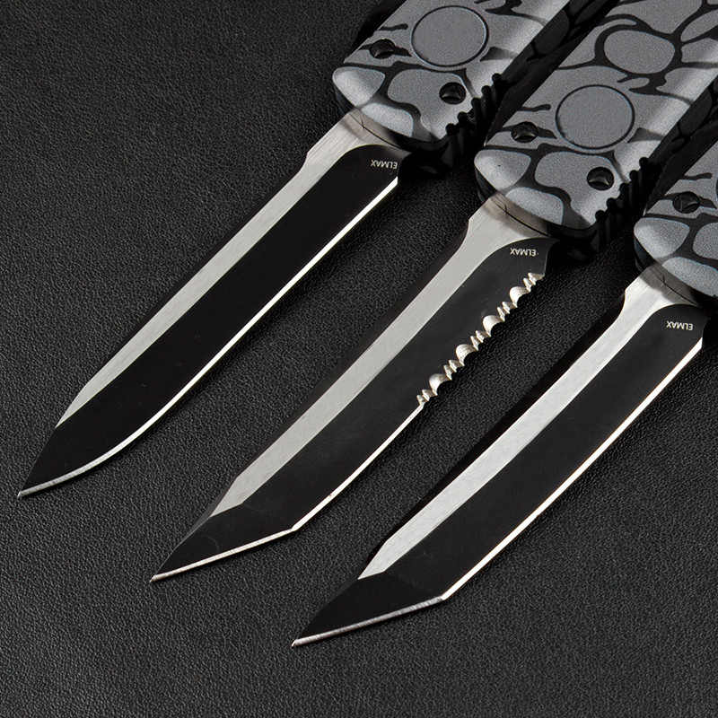 UTX UT 85 Series Micro Ultra OTF Tech Knife EDC Self Defense Military Tactical Pocketknives D2 Blade