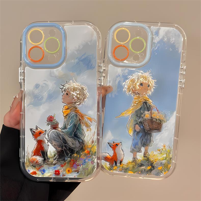 Girl Cermin Bunga The Little Prince Hewan Case Hp Iphone 15 Pro Max 7 8 Plus X 16 13 Xs 12 14 Ip 11 