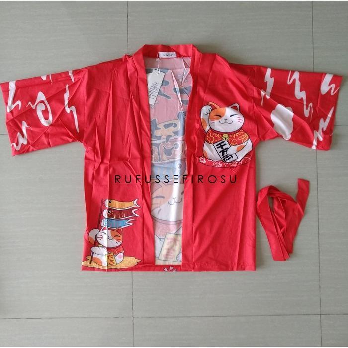 HAORI / OUTER / CARDIGAN / HAPPI / LOOSE KIMONO 28 NEKO 02