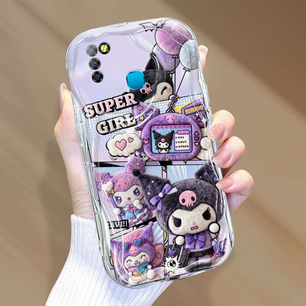 Casing Hp Untuk Infinix Smart 5 Hot 10 Lite X657 X657B X657C Mode Krim Phone Case Lembut Handphone S