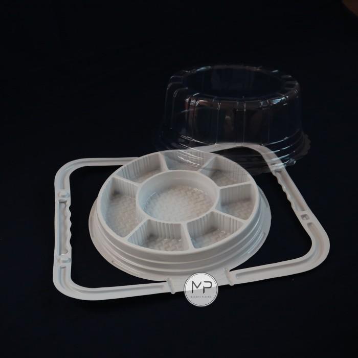 Thebest- NEW Mika Tumpeng Mini GAGANG SEKAT 8 PUTIH /Tumini dapur solo -10pcs