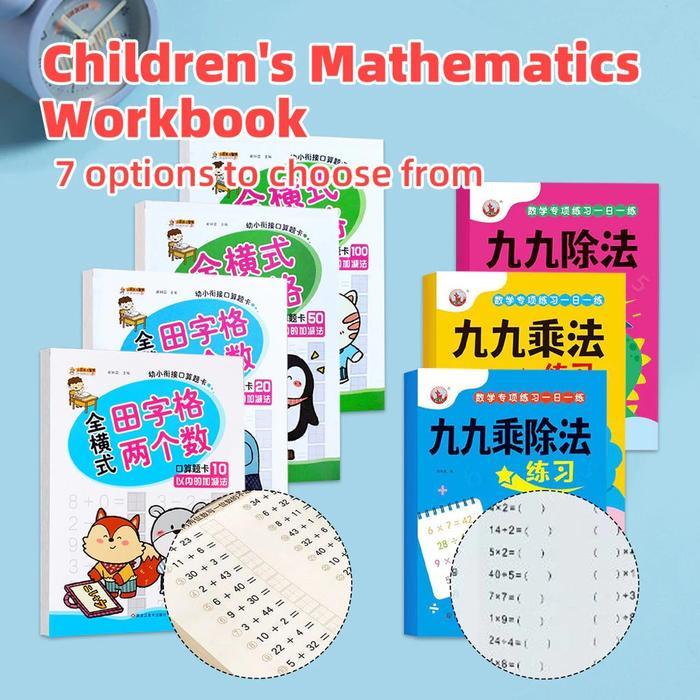 Pengurangan dan Penjumlahan Buku Kerja Matematika Soal Latihan Matematika Anak Coding Anak Paud TK