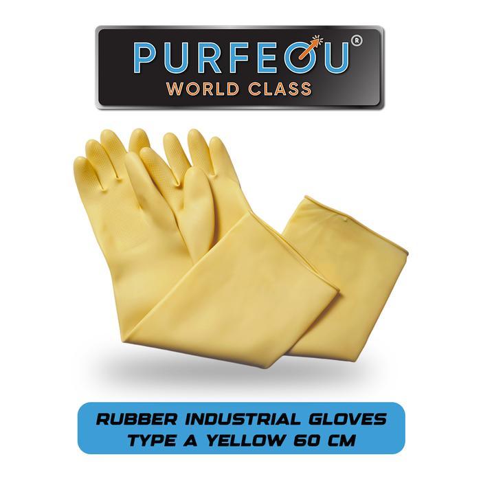 SARUNG TANGAN KARET KUNING/VAPORBLASTING/SANDBLASTING/RUBBER INDUSTRIAL GLOVES/LATEX/SEFETY