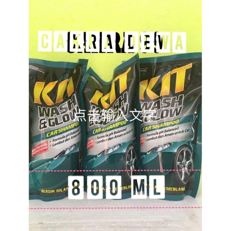 "New" Shampoo Body Motor dan mobil KIT Wash and Glow Car Shampoo Refil 800ml