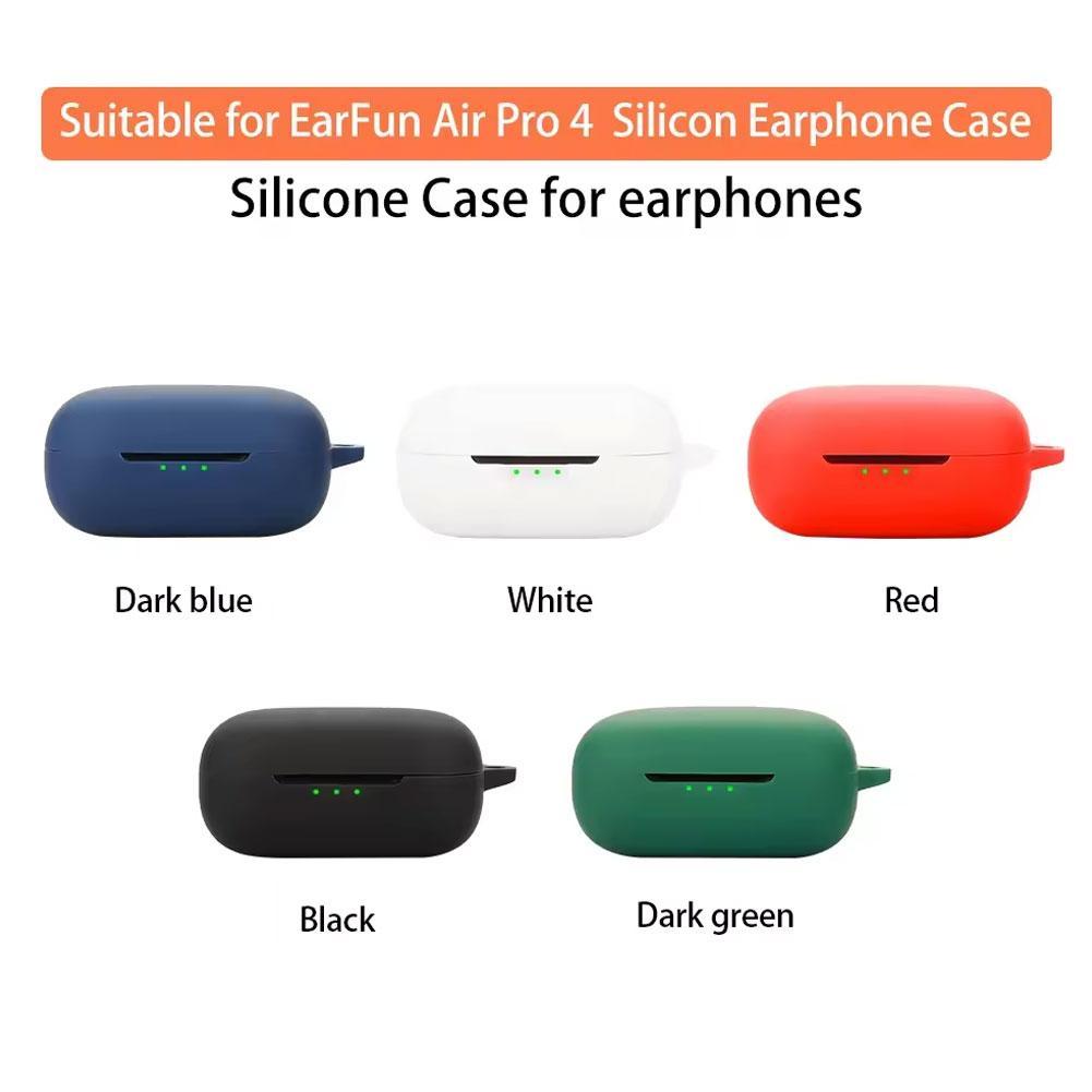 EarFun Air Pro 4 Earfun Air Pro 4 Headphone Case Bluetooth Soft Silicone One-piece Case Charging Bin