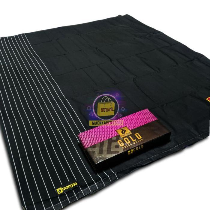 Sarung Mangga Hitam Murah-Sarung Polos Mangga
