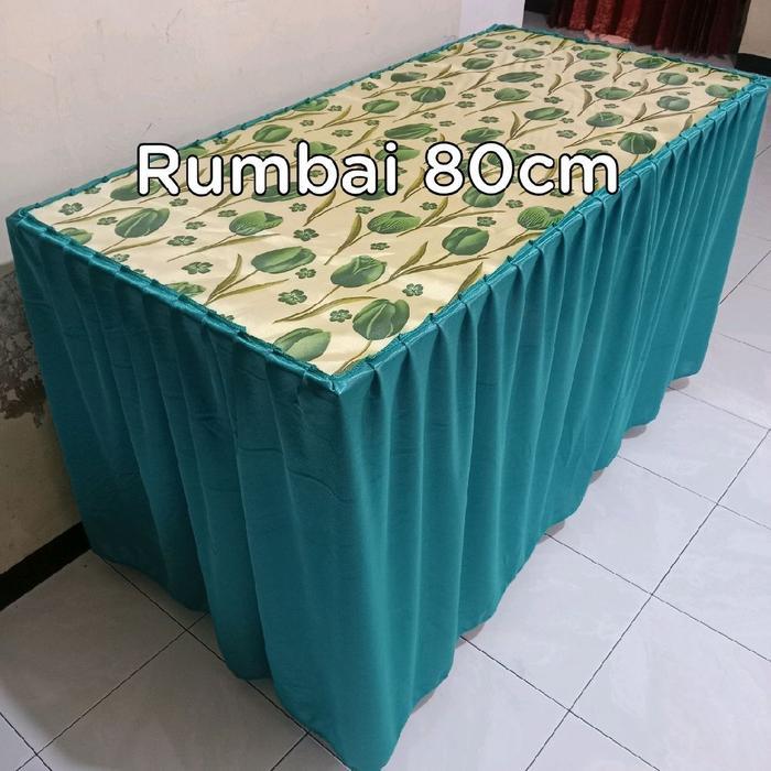 Taplak Meja Makan Prasmanan Cover meja murah promo diskon Kain Rumbai
