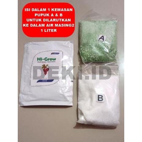 NEWW Pupuk Hi-Grow AB Mix Buah Anggur HiGrow By Raffatih Farm