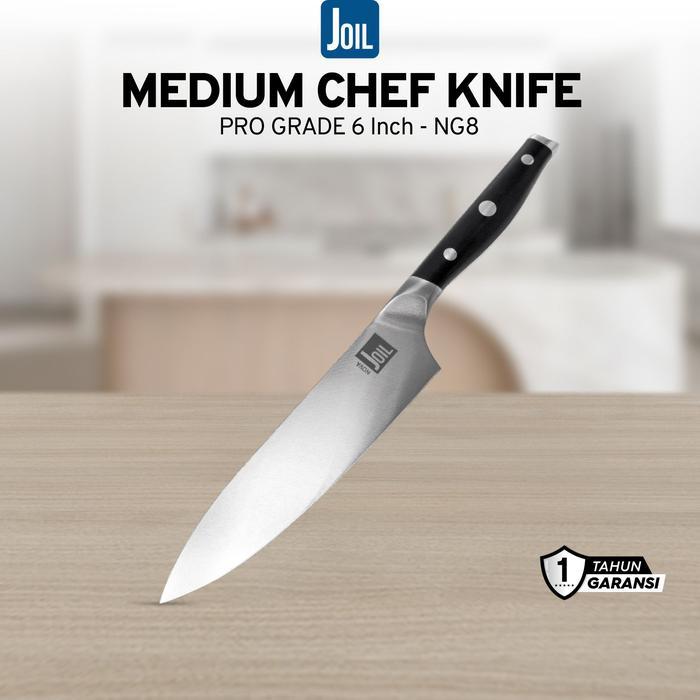 Joil Pisau Dapur Medium Chef Knife 15 cm Stainless Steel - NG8