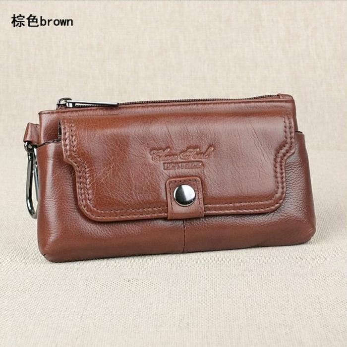 New Dompet Hp Kulit.Dompet Pria. Kulit Asli. Sarung Hp 226.Murah.Keren