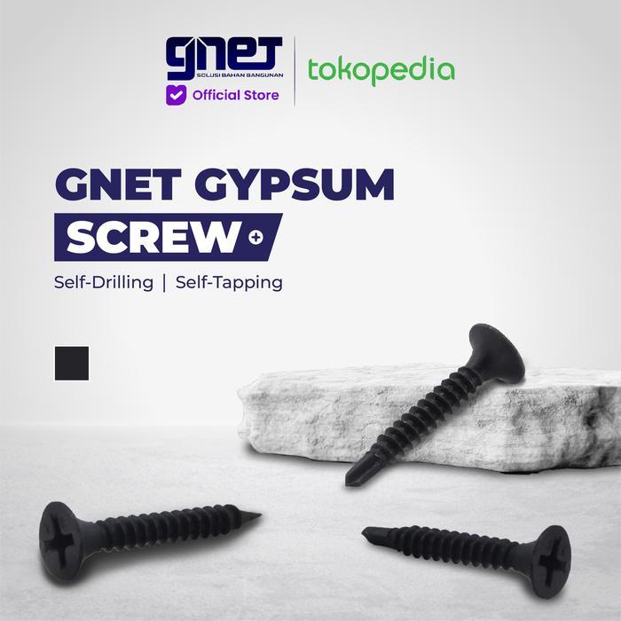 [] GNET Gypsum Screw Skrup Gipsum Self Drilling & Drywall
