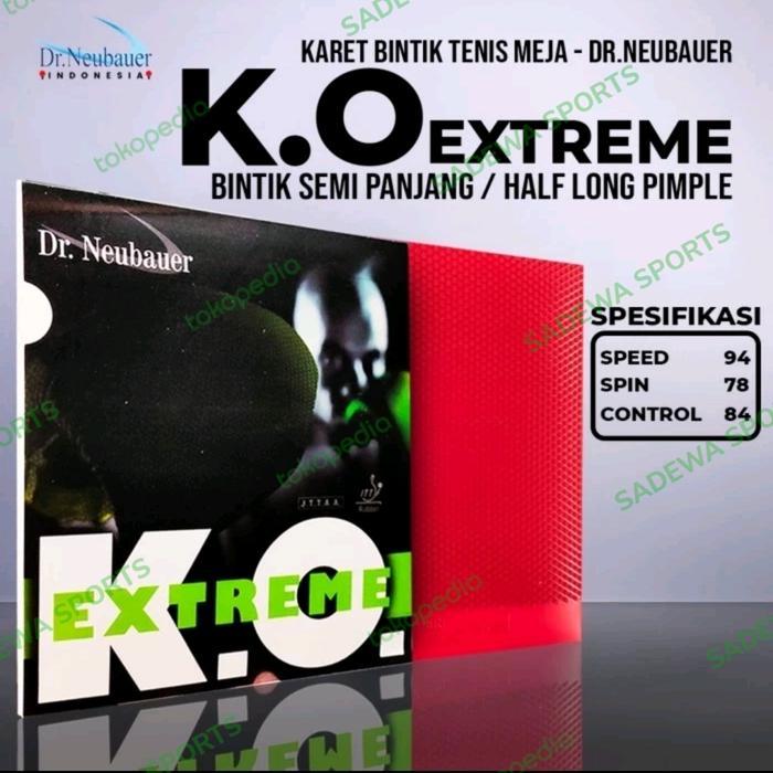 DR NEUBAUER KO EXTREME - Bintik medium Garang buat serang dan blok