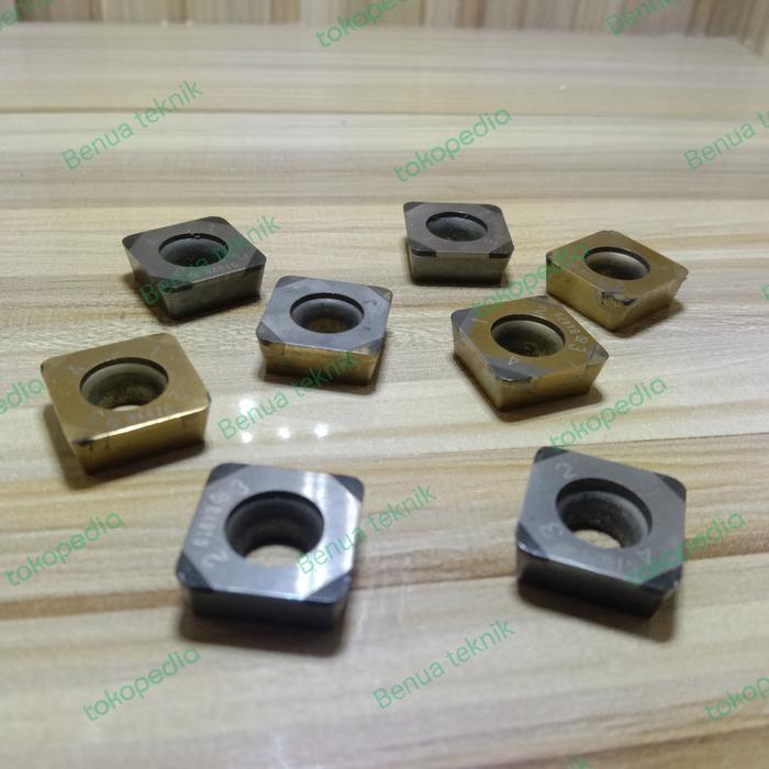 Anti Ribet Insert bubut SCMT1204 DIAMOND PCD pahat bubut buat material keras Banyak Pilihan