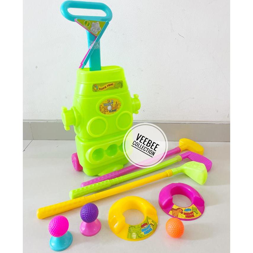 Mainan Golf Anak Set/ mainan olah raga sport golf anak/ mainan golf