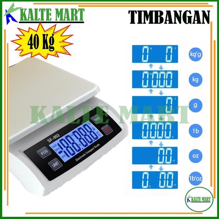 Timbangan Digital Computing Scale 30Kg/40Kg Timbangan Digital Buah 40Kg Timbangan Sayur Digital